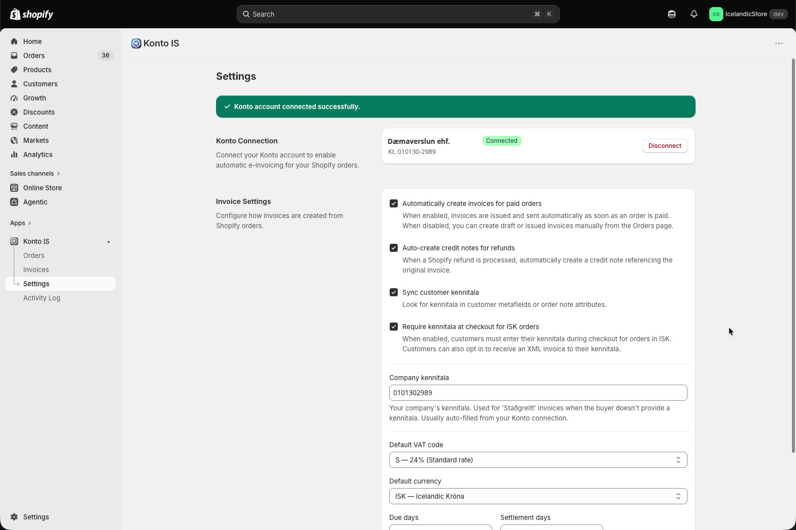 Confirm your settings and click “Save” — automation is now active.