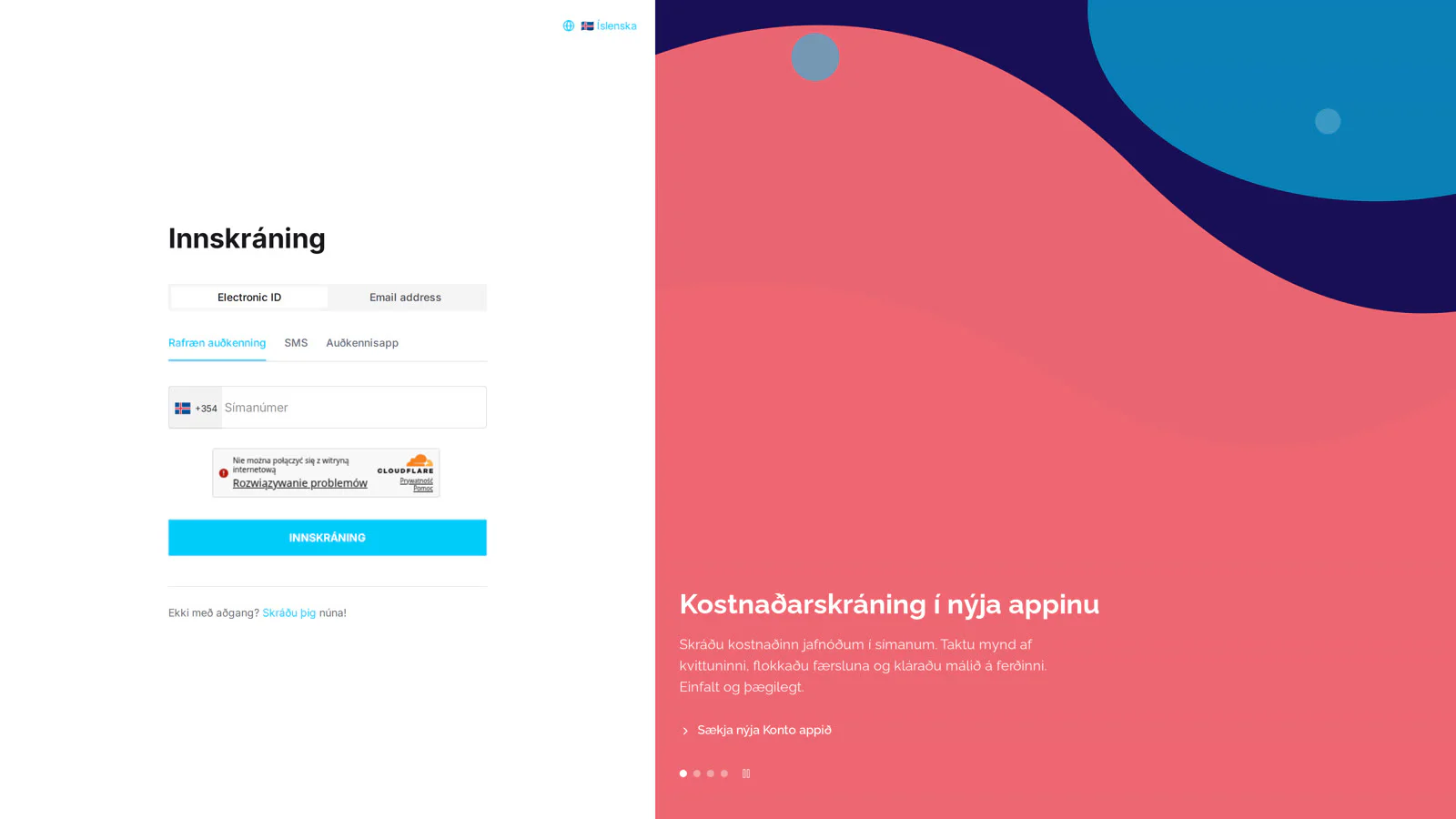 Wyszukaj „Konto” w App Store lub Google Play i zainstaluj aplikację.